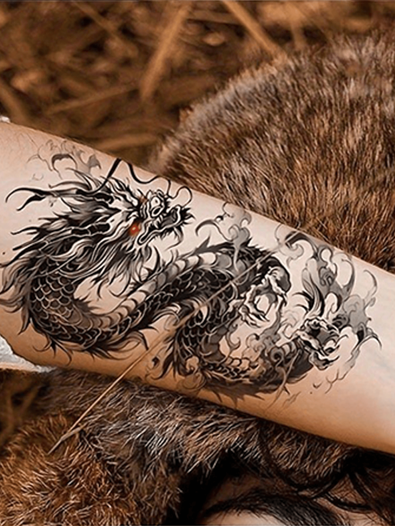 Animal Beast Pattern Waterproof temporary Tattoo